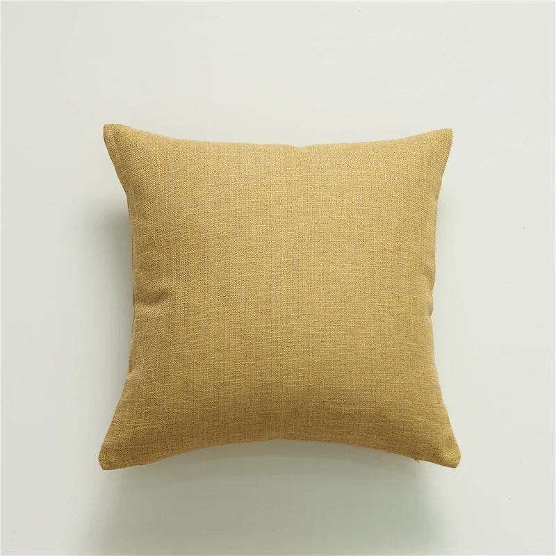 Square decorative cushion cover in linen look with corner tassels Stornfield