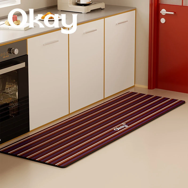 Non-Slip Anti-Fatigue Kitchen Runner Mat with Waterproof Foam Cushioning