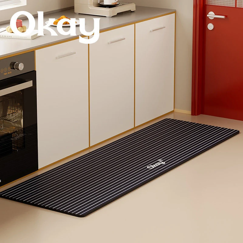 Non-Slip Anti-Fatigue Kitchen Runner Mat with Waterproof Foam Cushioning