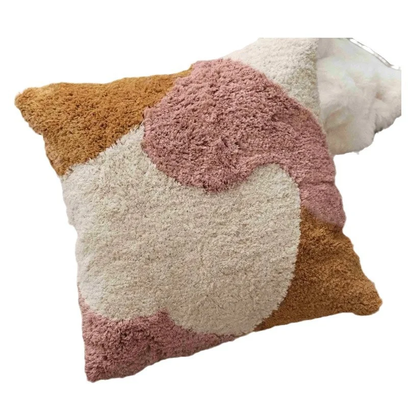 Square soft velvet decorative pillowcase with soft-touch velvet texture and hotel-like edge finishing Stornfield