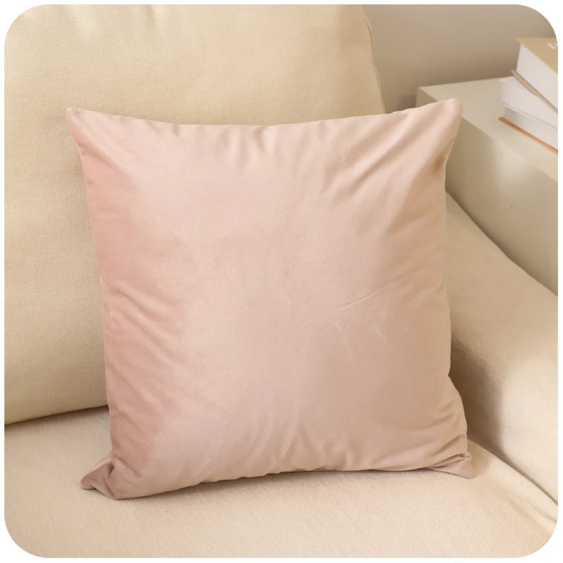 Square soft velvet decorative pillowcase with soft-touch velvet texture and hotel-like edge finishing Stornfield