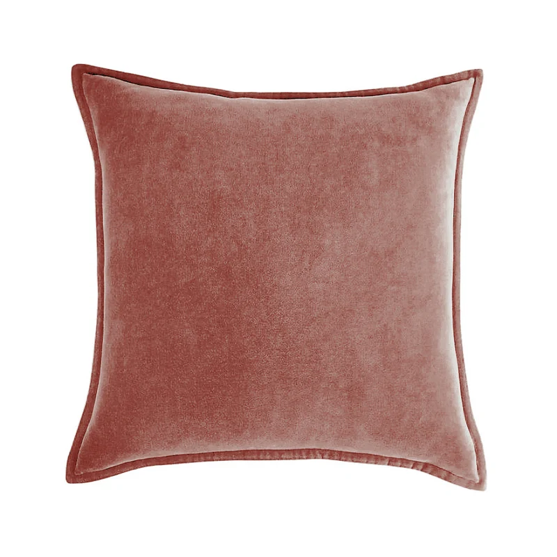 Square Velvet Decorative Cushion Cover with Piping Edge Stornfield