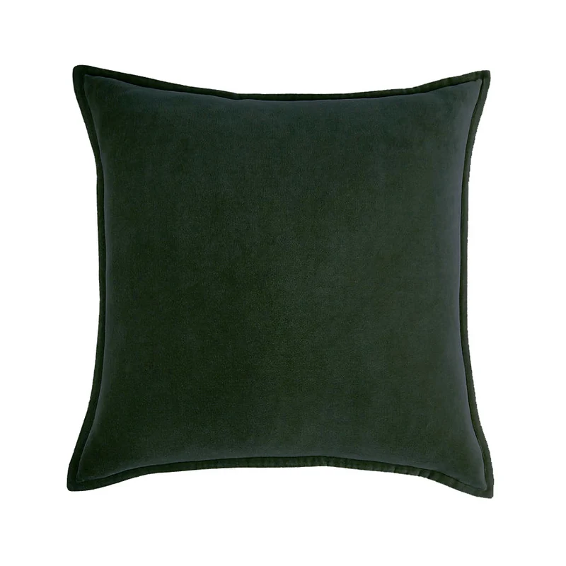 Square Velvet Decorative Cushion Cover with Piping Edge Stornfield