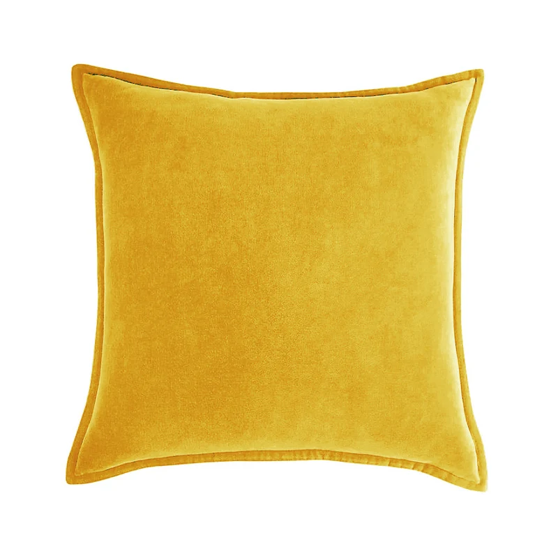 Square Velvet Decorative Cushion Cover with Piping Edge Stornfield