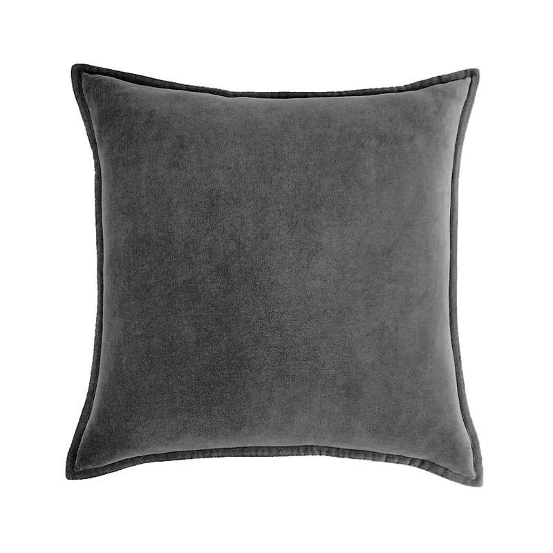 Square Velvet Decorative Cushion Cover with Piping Edge Stornfield