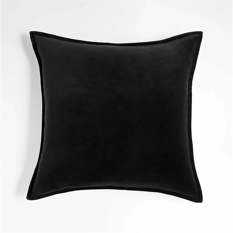 Square Velvet Decorative Cushion Cover with Piping Edge Stornfield
