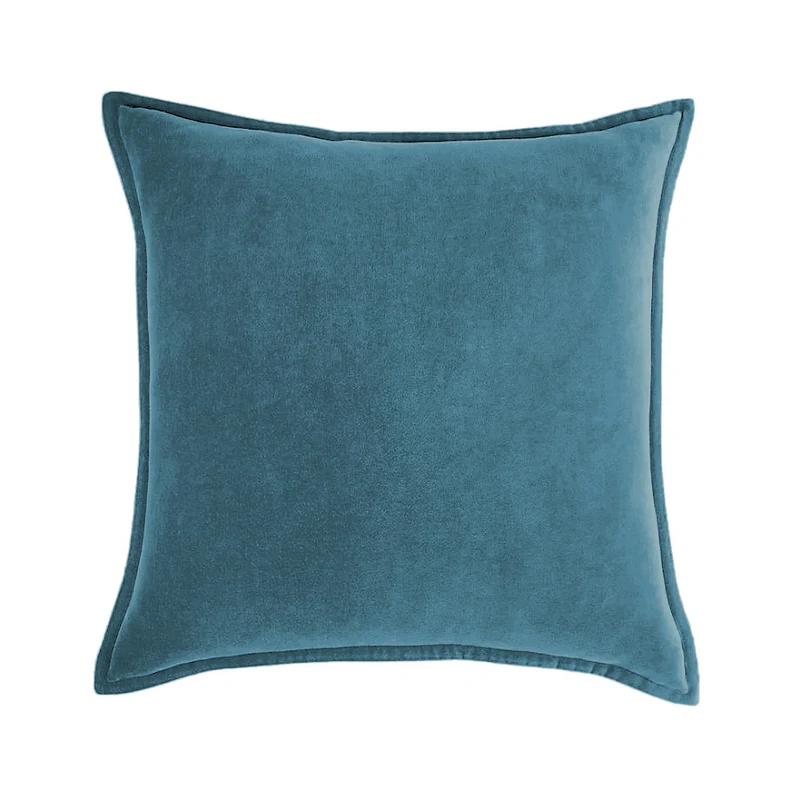 Square Velvet Decorative Cushion Cover with Piping Edge Stornfield