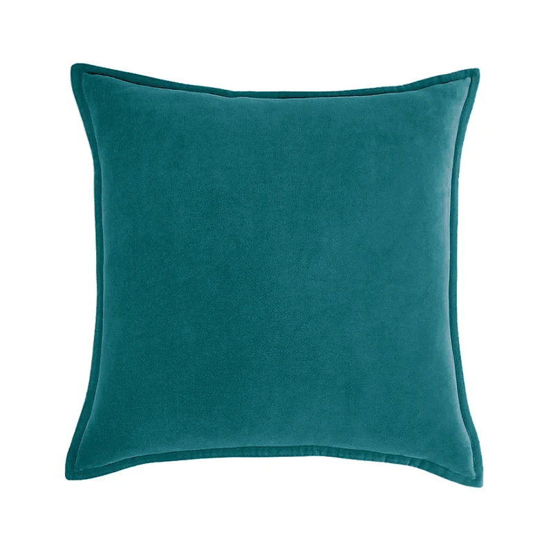 Square Velvet Decorative Cushion Cover with Piping Edge Stornfield