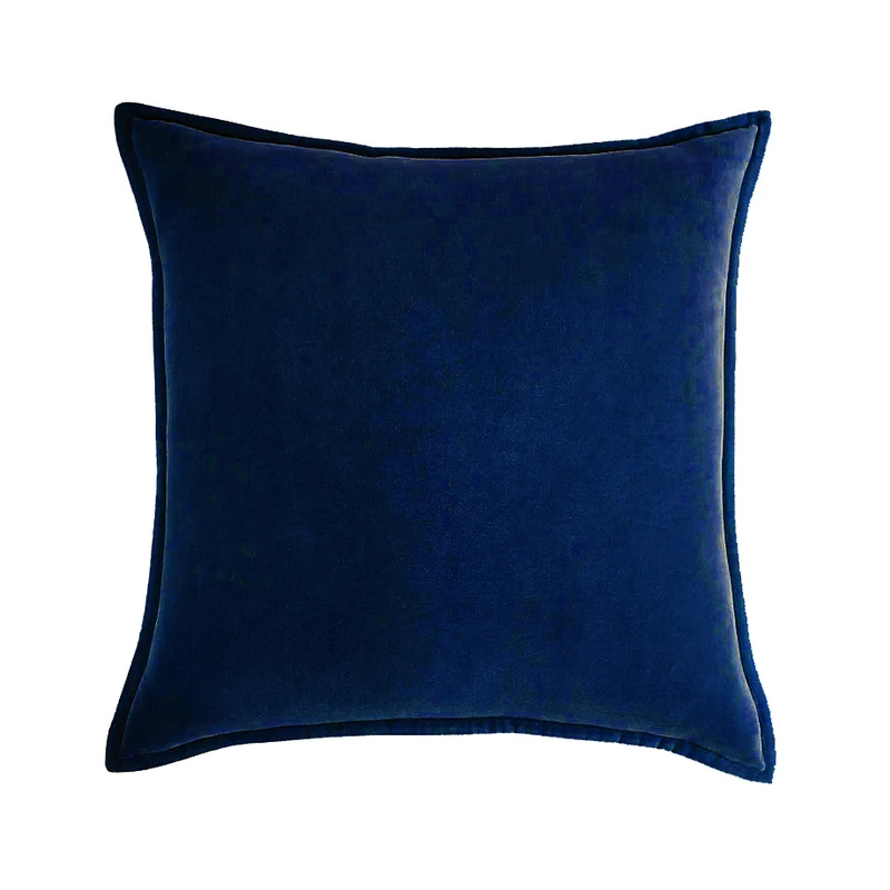 Square Velvet Decorative Cushion Cover with Piping Edge Stornfield
