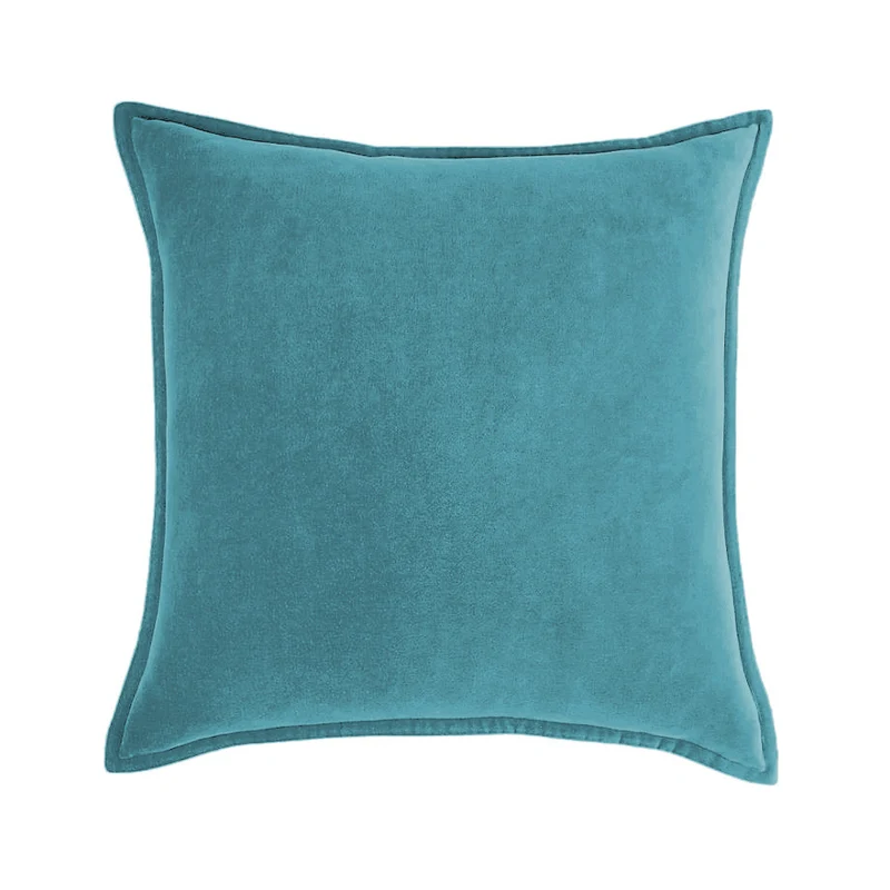 Square Velvet Decorative Cushion Cover with Piping Edge Stornfield