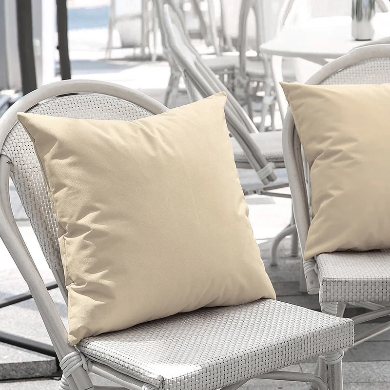 Outdoor Wasserabweisendes Quadrat Kisseninnenteil mit Plüsch-Polyester-Füllung