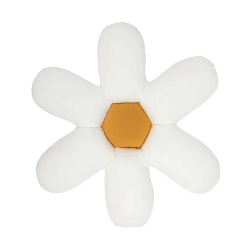 Square decorative cushion cover with hand-tufted flower tufting Stornfield