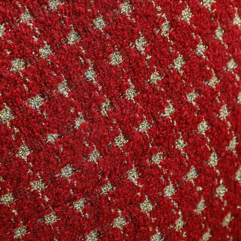Patterned Boucle Decorative Pillow with Houndstooth Structure Stornfield