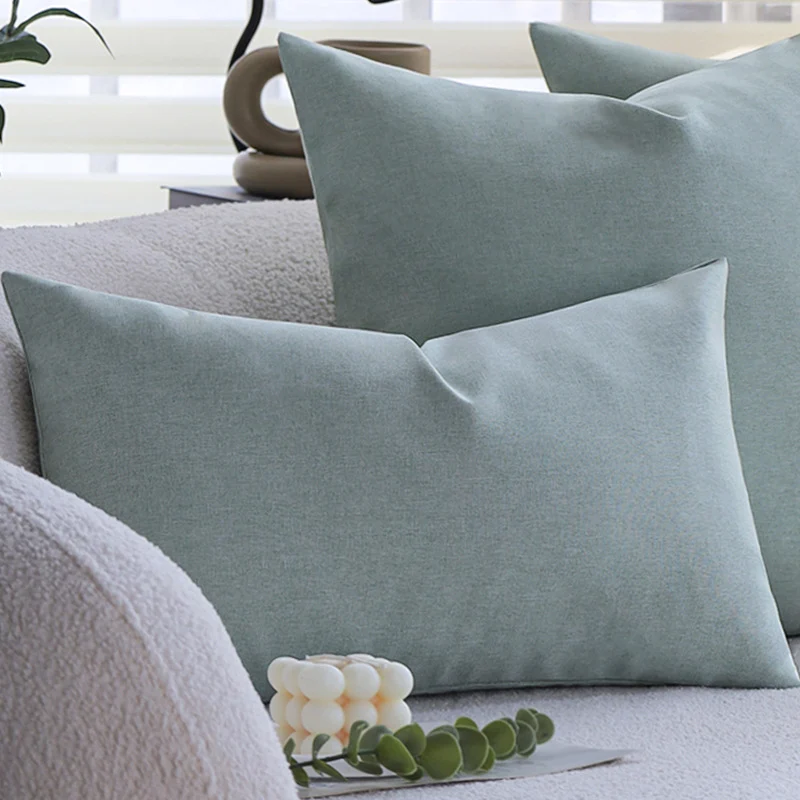 Duo pillowcases made of lightweight linen blend with fine texture and hidden zipper Stornfield