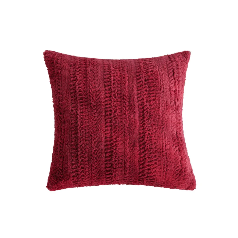 Decorative cuddly pillow with cuddly faux fur cover Stornfield