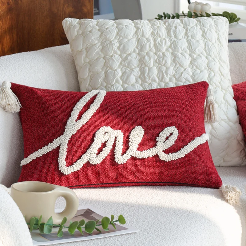 Decorative cuddly pillow with cuddly faux fur cover Stornfield