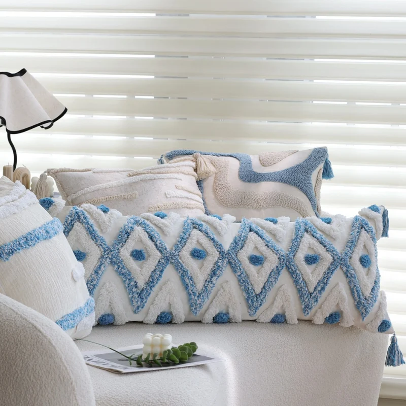Decorative square cushion cover Stornfield