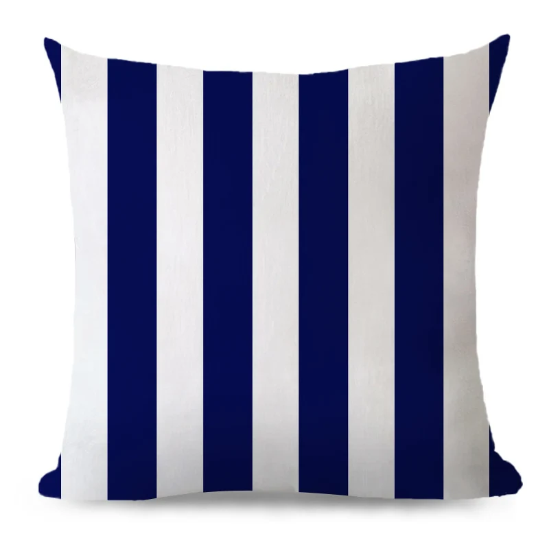 Decorative cushion cover with chevron zigzag pattern and concealed zipper Stornfield