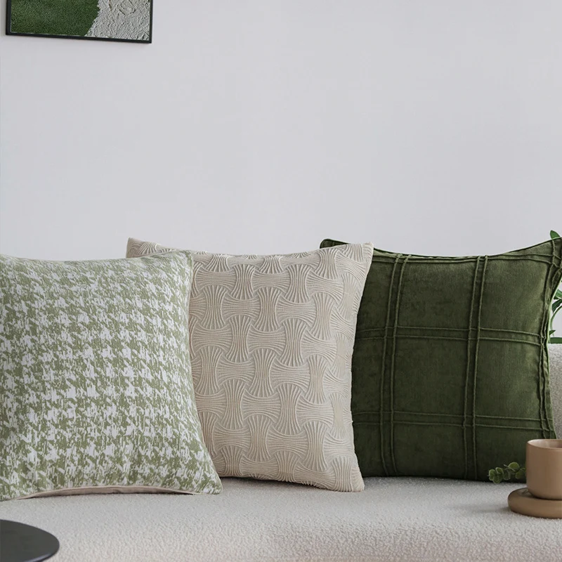 Decorative jacquard pillowcase with houndstooth pattern Stornfield