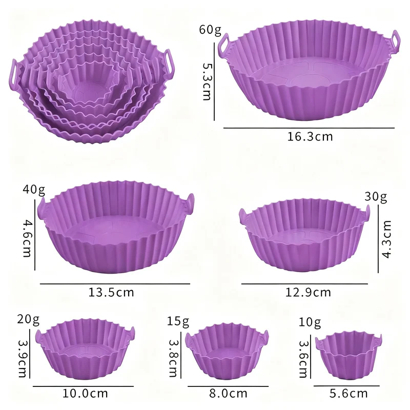 Silikon-Eierbecher, rund, 9×9×7 cm