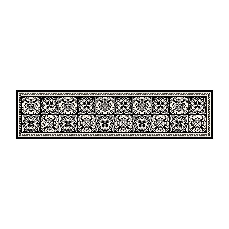 Decorative Stitched-Edge Linen-Blend Table Runner