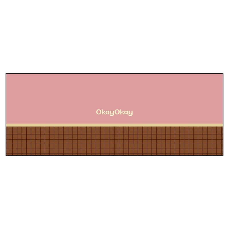 Cushioned Non-Slip Entryway Floor Mat with Faux Leather Border