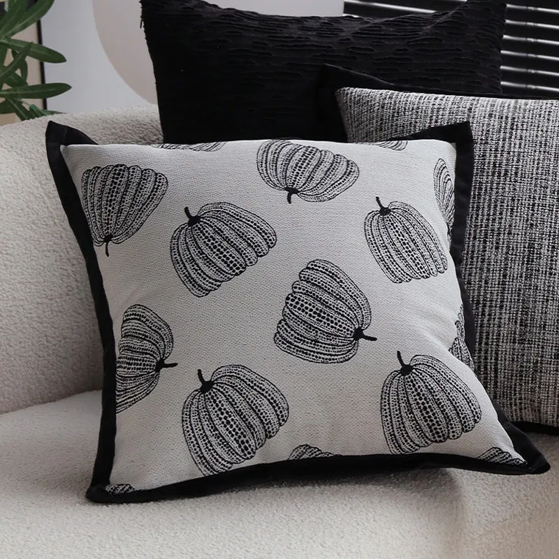 Decorative cushion with structured stripes and soft cotton cover Stornfield