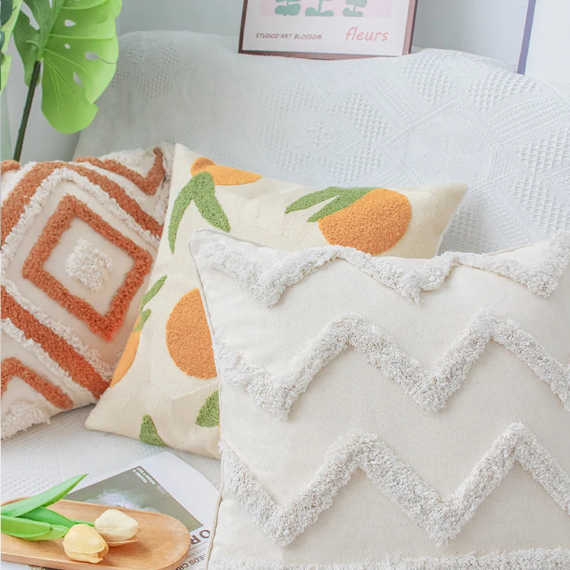 Round decorative cushion Stornfield