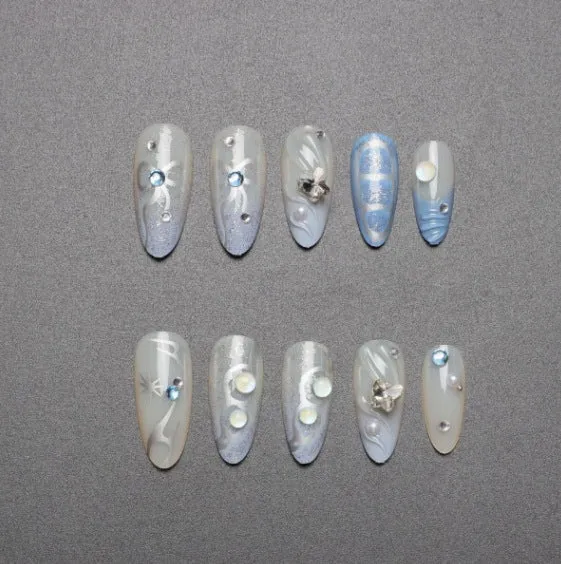 Artistic Stiletto Nail Art Enhancements Stornfield