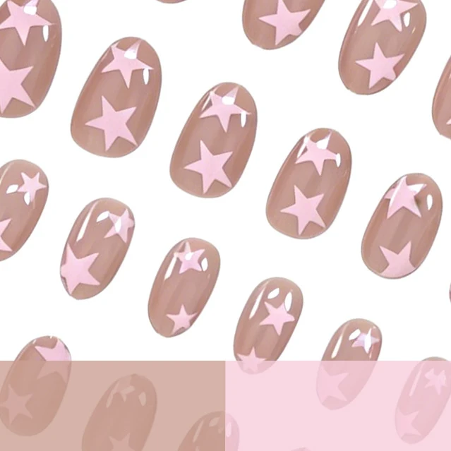 Artistic Star Pattern Nail Art Stornfield