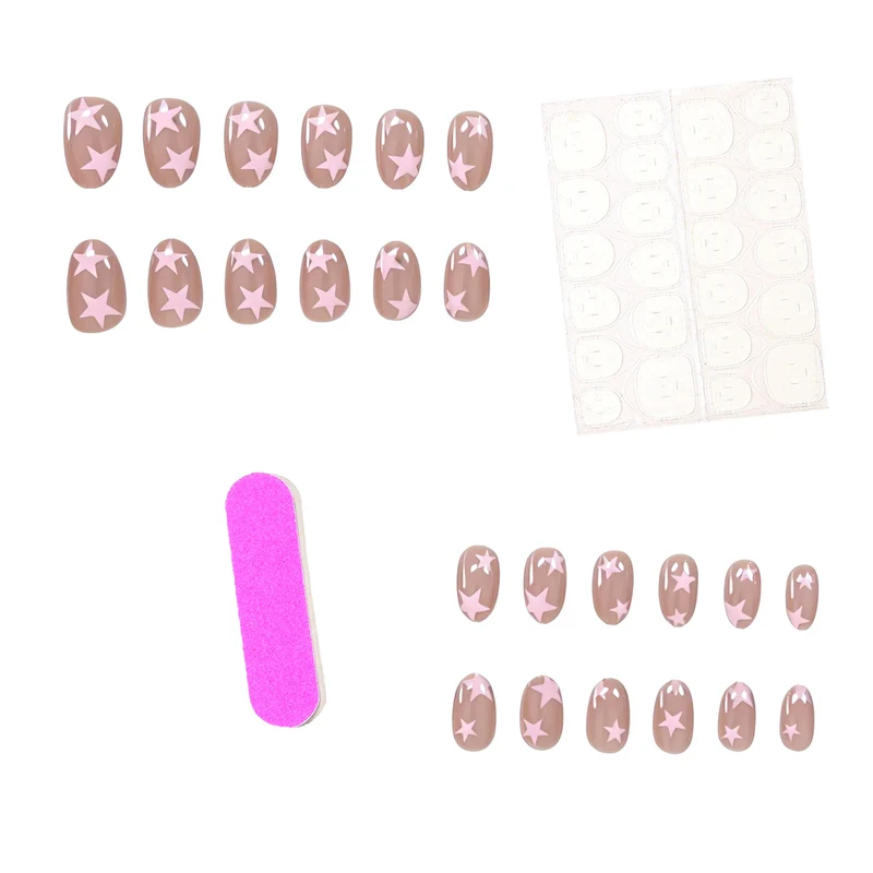 Artistic Star Pattern Nail Art Stornfield