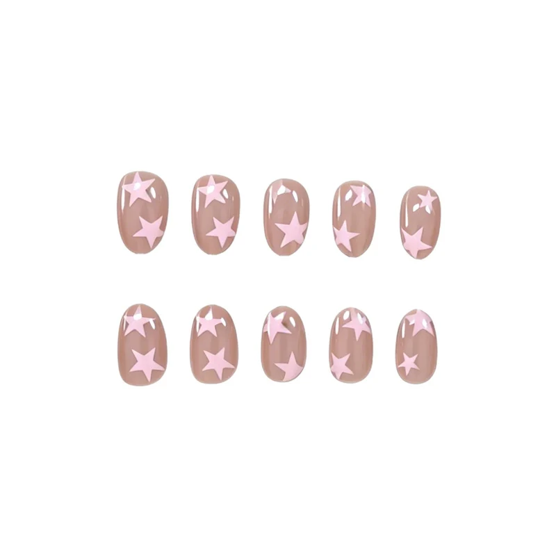 Artistic Star Pattern Nail Art Stornfield