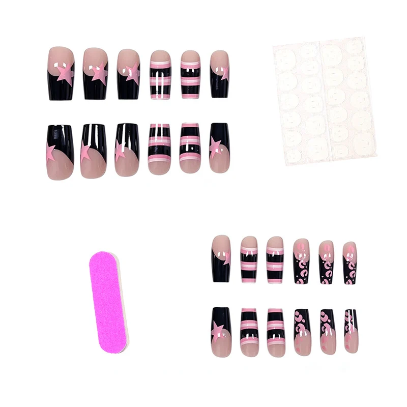 Artistic Press-On Acrylic Nail Enhancements Stornfield