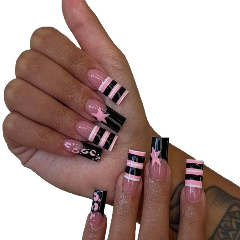 Artistic Press-On Acrylic Nail Enhancements Stornfield