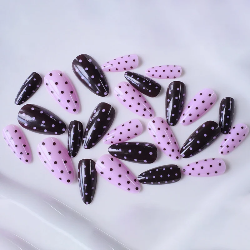Artistic Polka Dot Nail Enhancements Stornfield
