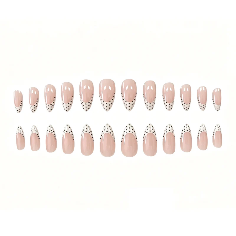 Artistic Polka Dot Nail Art Extensions Stornfield