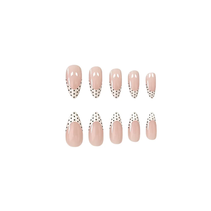 Artistic Polka Dot Nail Art Extensions Stornfield