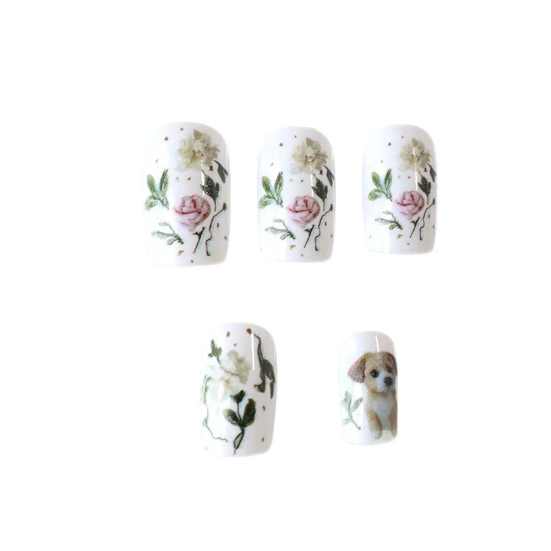 Artistic Pet-Themed Nail Art Stornfield