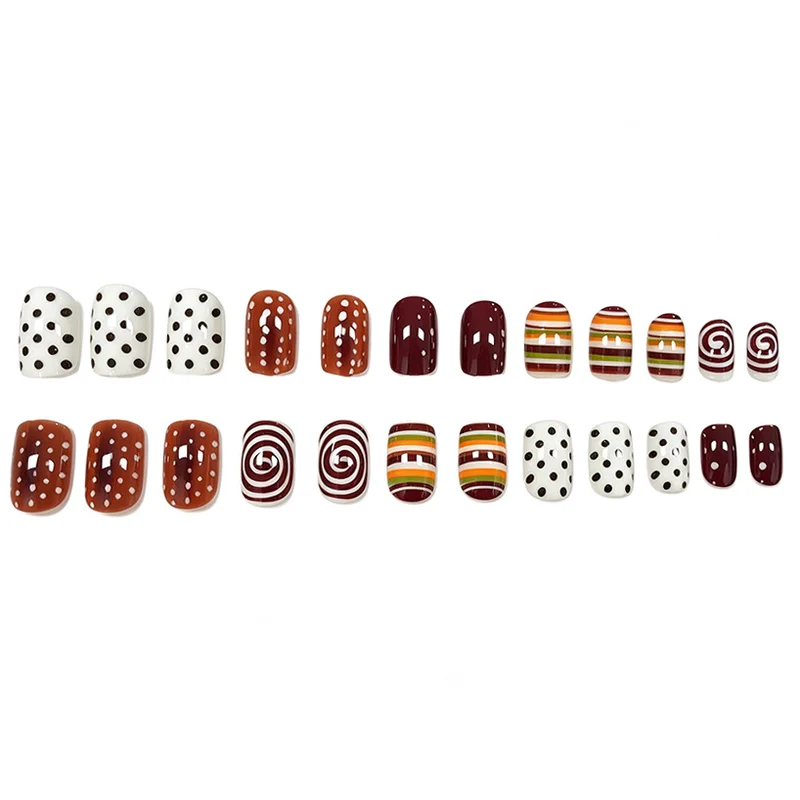 Artistic Patterned Nail Art Enhancements Stornfield