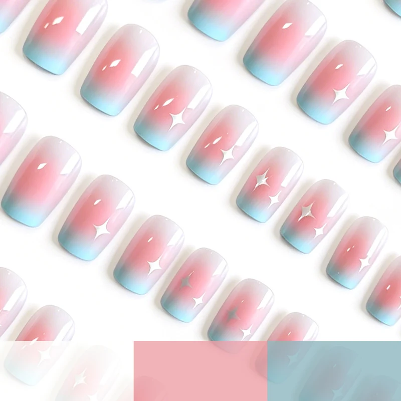 Artistic Ombre Nail Art Extensions Stornfield