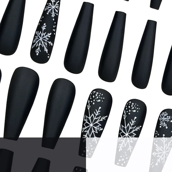 Winter-Themed Nail Art Enhancements Stornfield