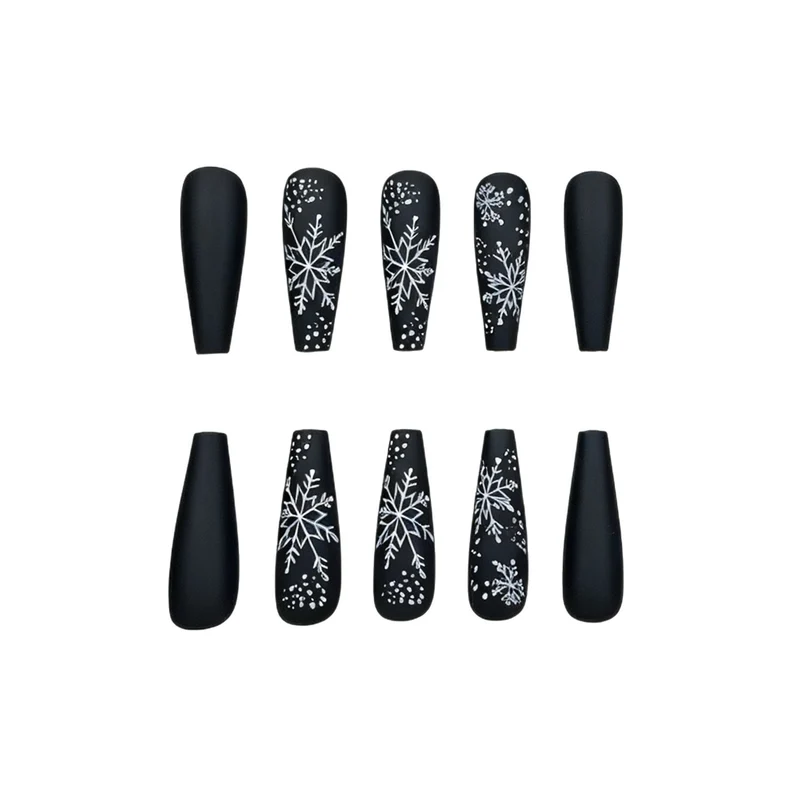 Winter-Themed Nail Art Enhancements Stornfield