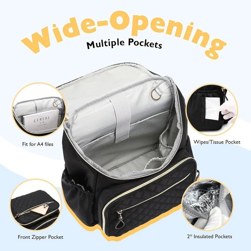 Quilted Multi-Purpose Backpack Stornfield