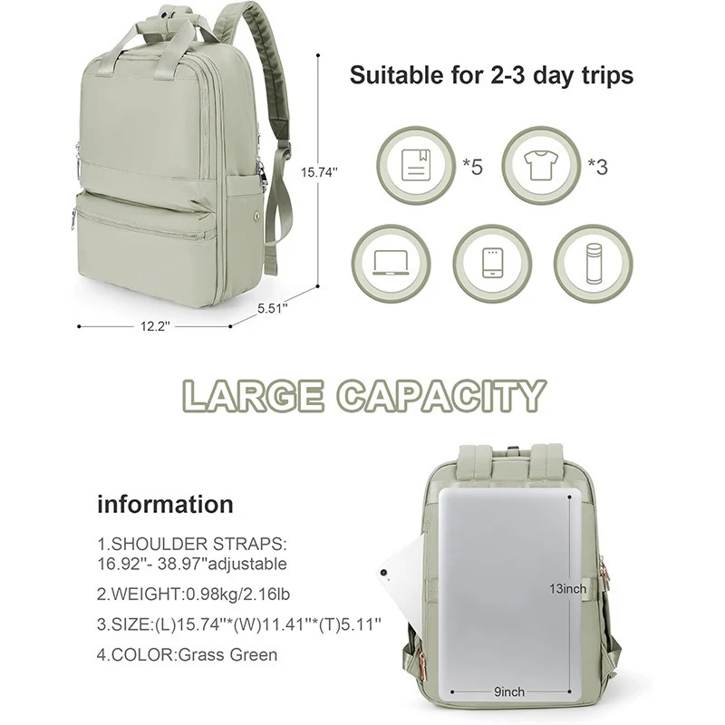 Versatile Travel Organizer Backpack Stornfield