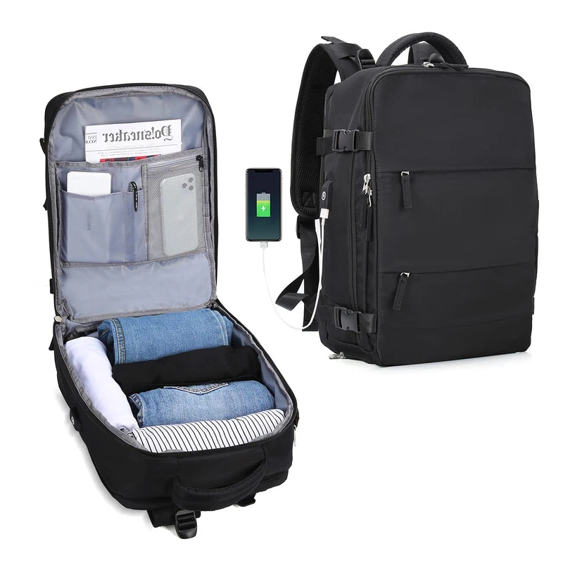 Versatile Travel Backpack with USB Charging Port Stornfield