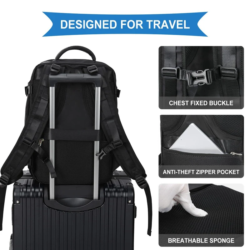 Versatile Travel Backpack with USB Charging Port Stornfield