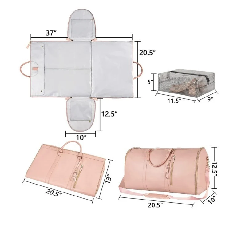 Travel Garment Duffel Bag with Suit Hanger Stornfield