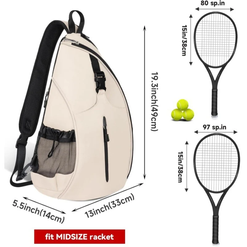 Premium Tennis Racket Sling Bag Stornfield