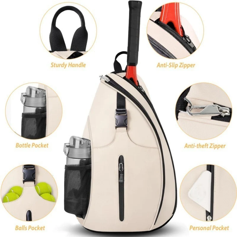 Premium Tennis Racket Sling Bag Stornfield