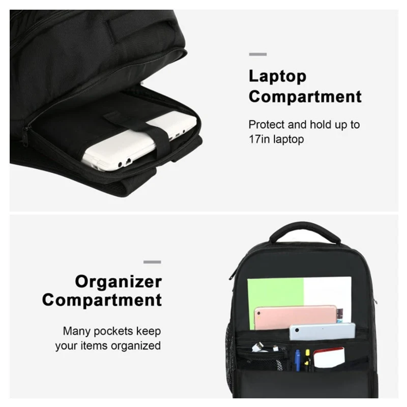 Multi-Compartment Travel Backpack Stornfield